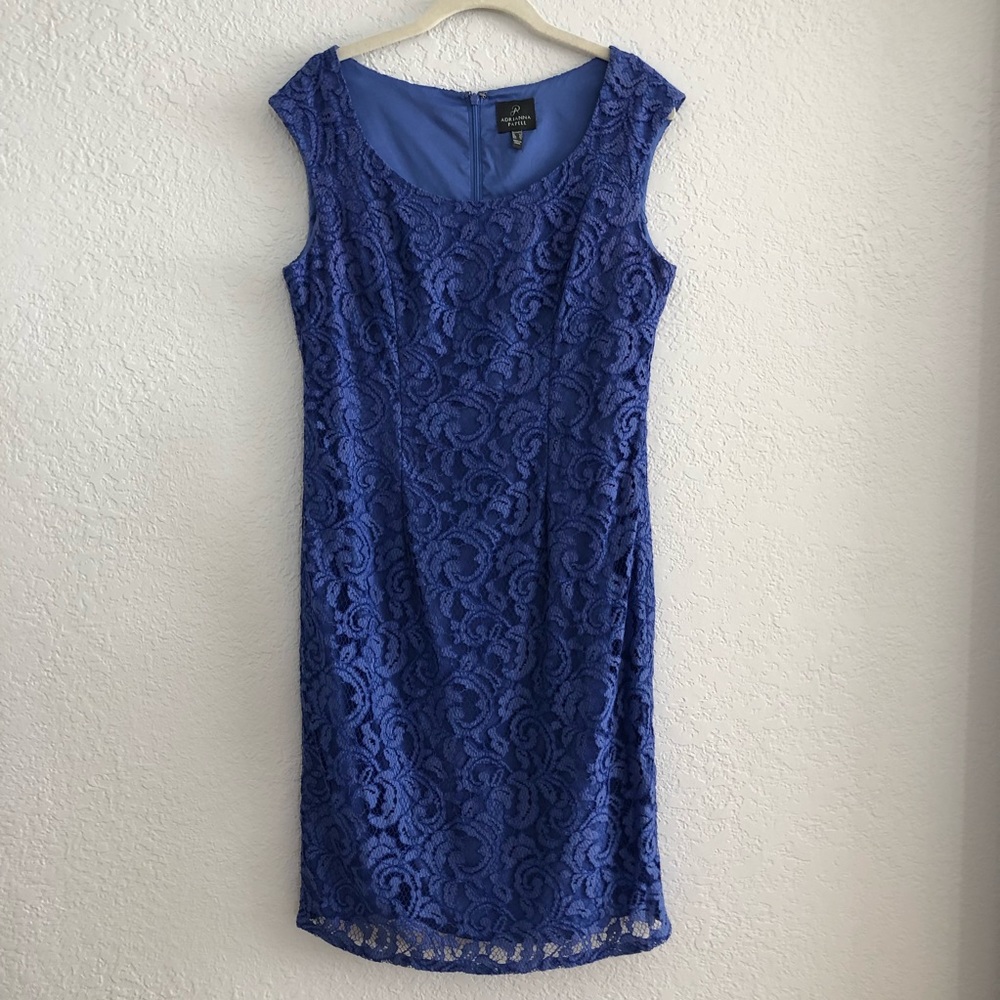 Beautiful Adrianna Papell Lace Overlay Dress
